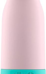 Ello Emma 14oz Vacuum Insulated Stainless Steel Kids Water Bottle with Straw and Built-in Carrying Handle and Leak-Proof Locking Lid for School...