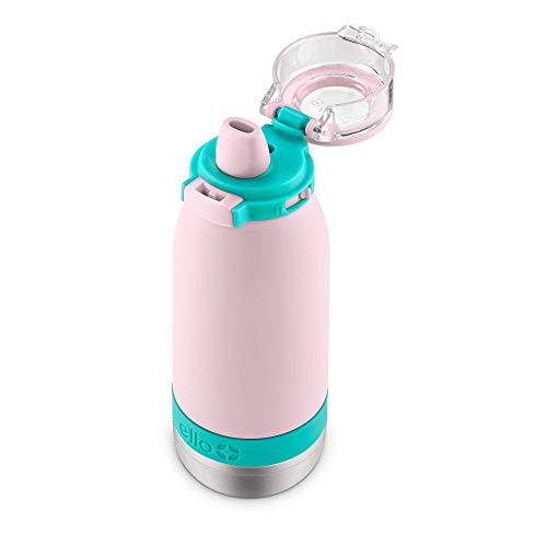 Ello Emma 14oz Vacuum Insulated Stainless Steel Kids Water Bottle with Straw and Built-in Carrying Handle and Leak-Proof Locking Lid for School... - Image 6