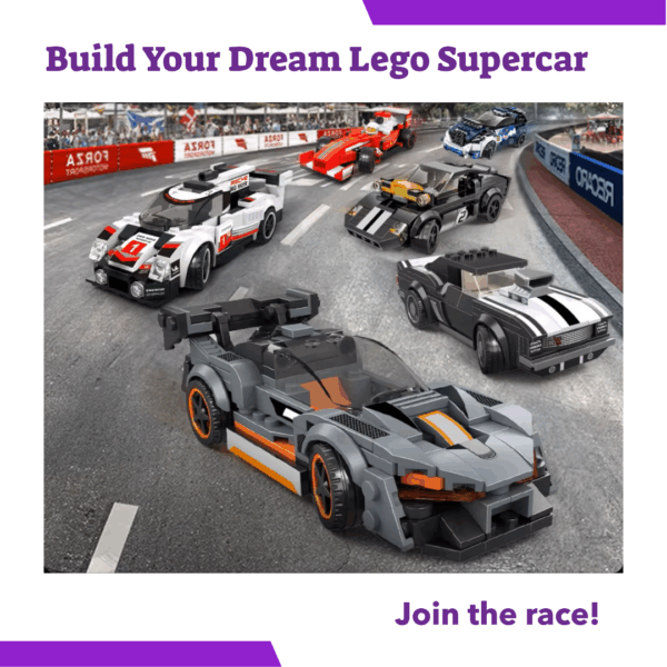 Red Lego Super Car - Image 4