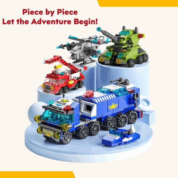 Fire Rescue Team 6in1 Lego Set - Image 4