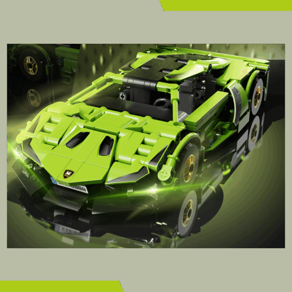 Green Lego Racing Car - Image 4