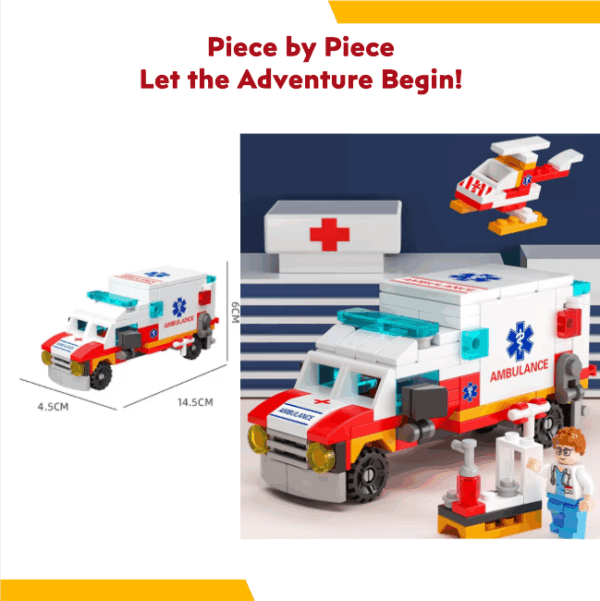 Ambulance 6in1 Lego Set - Image 3