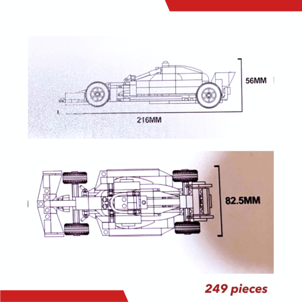 F1 Tamakkom Lego Car - Image 3