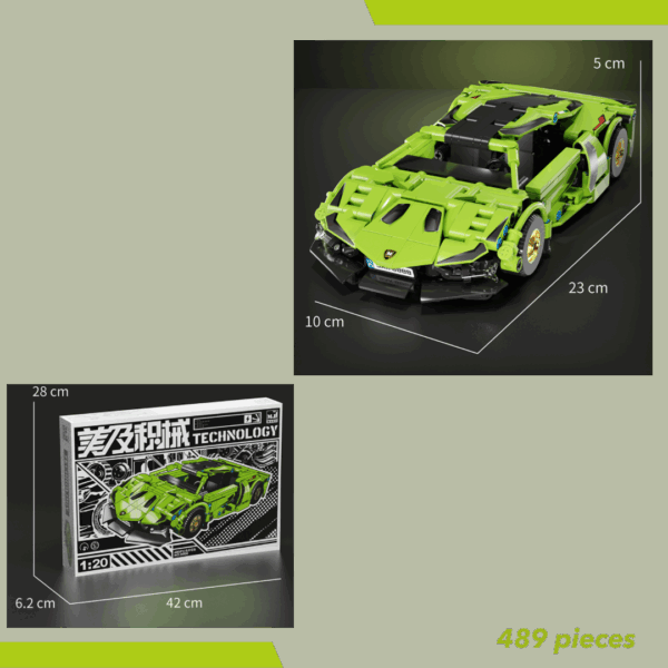 Green Lego Racing Car - Image 5
