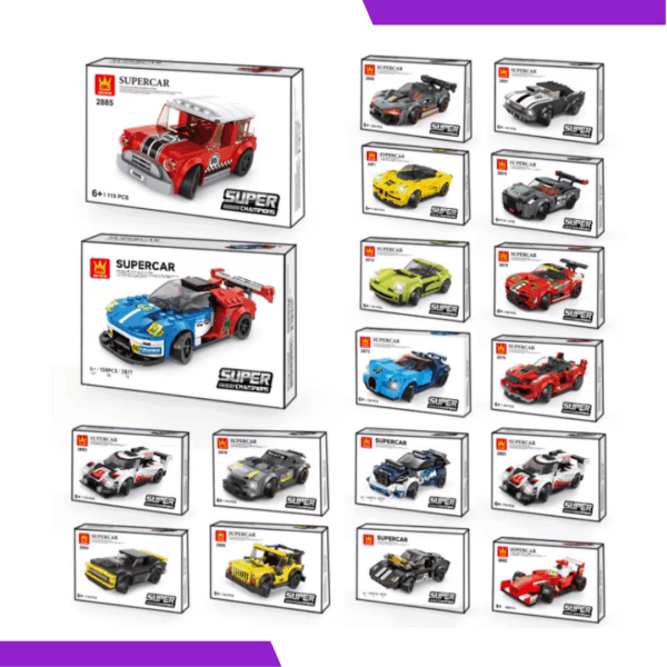 Red Lego Super Car - Image 5