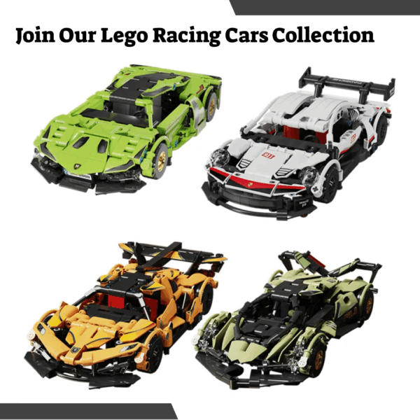Olive Lego Racing Car - Image 6