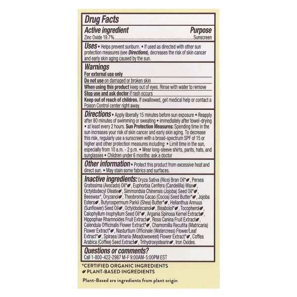 Babo Botanicals, Daily Sheer Tinted Mineral Sunscreen Stick - Image 3