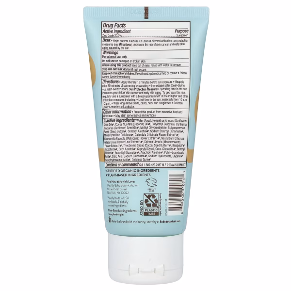 Babo Botanicals, Sensitive Baby, Mineral Sunscreen - Image 2