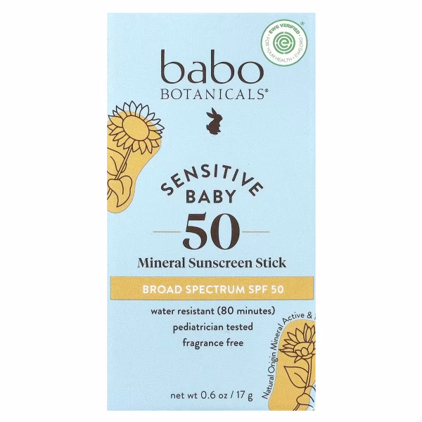 Babo Botanicals, Sensitive Baby, Mineral Sunscreen - Image 4