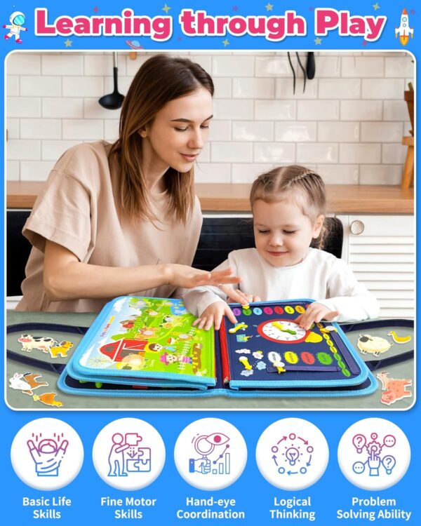 Gojmzo Busy Board Montessori - Image 5
