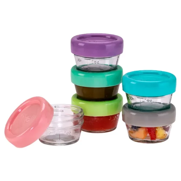 Melii - Glass Food Container - 2oz - 6pcs - Image 2