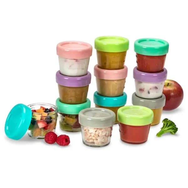 Melii - Glass Food Container - 4oz - 12pcs - Image 5